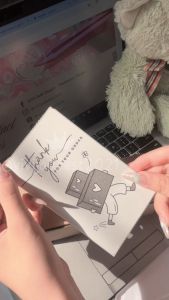 Tem niêm phong Thank You pt.2 dán gói hàng dễ thương TEM2