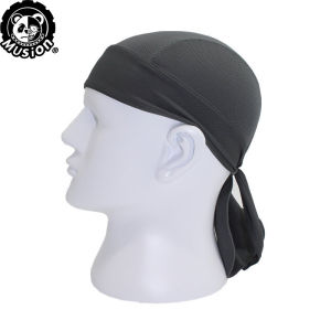 Musion Pirate Cap Balaclava Mask Under Helmet Liner Cap Durags Headscarf Soft Cap Silky Headwrap Mass Vents Absorb Sweat Super Cool Cap
