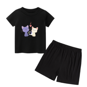 1 - 8 Tahun Baju Anak Anak Cocok Untuk Anak Perempuan Dan Laki Laki Bahan Lembut Model Setelan Kaos Oblong Dan Celana Want Doll