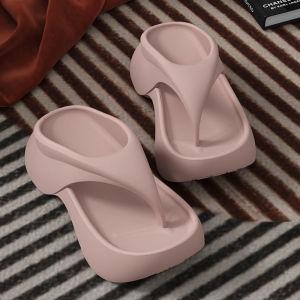 Free Shipping 7.0Cm Thick-Soled Flip-Flops For Women New Summer Style Suitable For Outdoor Wear Height-Increasing Fashionable For Home And Indoor Use With A Non-Slip Soft Sole
