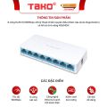 Bộ chia mạng  8 cổng Mercusys MS108 10/100Mbps. Chính hãng, BH 24 tháng. 