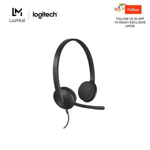 Logitech H340 USB Headset with Noise-Cancelling Mic