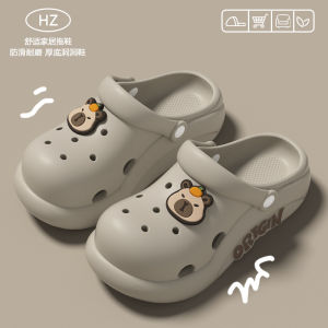 [Free Shipping] WomenS Summer New Style Outdoor Non-Slip Beach Sandals With Thick Soles And Soft Soles Featuring A Cartoon Design