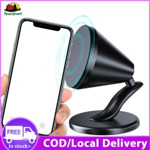 Universal Magnetic Car Phone Holder - Durable Aluminum Alloy Bracket for All Smartphones Perfect for Safe Driving and Easy Navigation