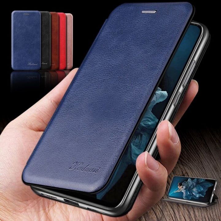 Luxury Leather Flip Case For Xiaomi Redmi Note 10 10S 10T 11 4G