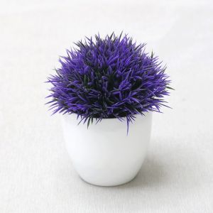 PT40 Pot Tanaman Hias Bunga Hias Plastik Ornamen Pot Bonsai Artificial Flower Decoration