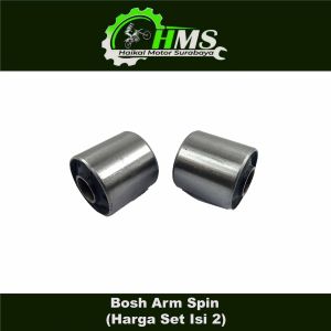 Bosh Arm Spin (Harga Set Isi 2) - Bos Bosch Forek Fork Swing Arem Bosh Sarsis Bosh Crankcase Rubber Bush Engine Mounting Suzuki Spin 125 Skydrive Skywave