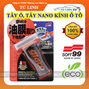 Dung dịch tẩy ố tẩy Nano kính ô tô Glass Compound Roll on - Soft99 - Tẩy Kính Chuyen Dụng