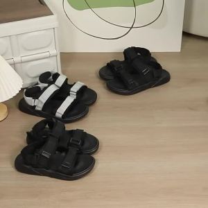 [Free Shipping] Sandals For Men And Women 2025 New Model Student Summer Outdoor Sports Velcro Sandals Non-Slip Driving Beach Shoes