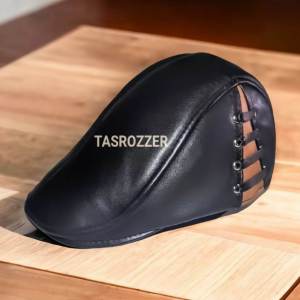 Topi pet kulit pria model gaul