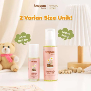 Tropee Bebe Minyak Telon Oil 30mL Aromatic Chamomile Green Tea Lavender