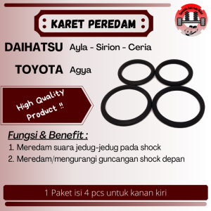 Karet Support Peredam Shock Shockbreaker Depan Ayla Agya Sirion Ceria Karimun Classy