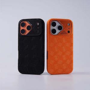 Wave Texture for MagSafe Phone Case for iPhone 17 17Pro Max 16 Pro 15 14 Wireless Charging Ultrathin Hard PC Back Cover