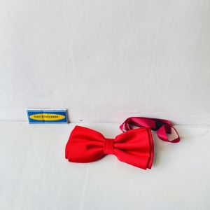 DASI KUPU KUPU WARNA MERAH RED BOW TIE ACARA RESMI  SERBA GUNA MENYALA WARNANYA