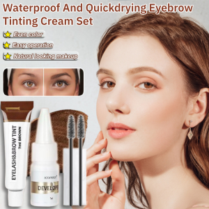 Waterproof & Quick Dry Semi-Permanent Eyebrow Tint Cream Set Professional Eyelash Eyebrow Dyeing Cream