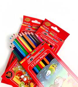 Harga Grosir ( 1packs) Pensil Warna Color Pencil Panjang GM-1270 Non Tonix