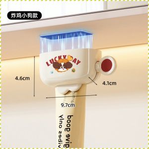 Toothpaste Holder Practicality Space Saving Toothpaste Squeezer Convenience Neat and Tidy Wall-mounted