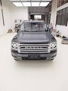 kkmf For Great Wall Haval H9 2024-2025 Modular Storage Side Shelf Storage Luggage Carrier Molle Panel Rear Trunk Black Alloy 1Set T6H1N