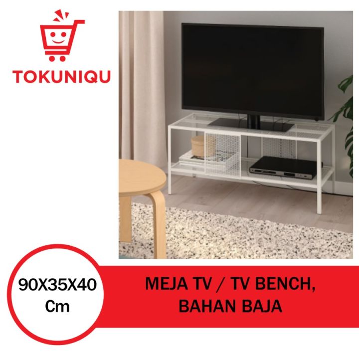 Meja Rak TV Besi Baja Serbaguna Minimalis TV Bench 32 Inch