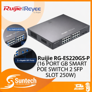 Ruijie Reyee RG-ES220GS-P (16-Port Gigabit Smart Cloud Managed PoE Switch)
