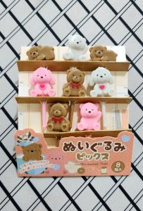 Cute Cartoon Animal/Character Food Picks for Kids - Reusable Wooden Toothpicks for Lunch & Snack Decoration