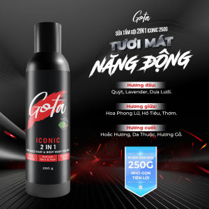 Sữa tắm - gội 2in1 hương nước hoa Gota 250g