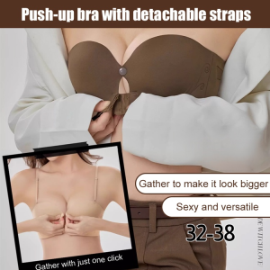 Comfort bra Underwear bra Detachable shoulder straps Gathering Lightweight front buckle Invisible bra Invisible bra