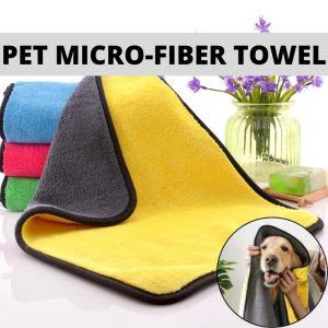 Micro Fiber Towel Cloth High Absorbent Quick-drying Clean for Pets Car Wash