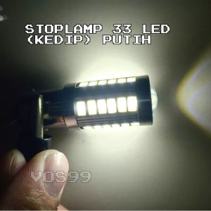 LAMPU STOP REM BELAKANG KEDIP 33 TITIK LED FLASH DC 12V MOTOR MOBIL - STOPLAMP 1157