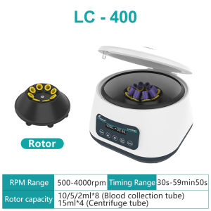 JOANLAB Plasma Centrifuge Laboratory Digital Prp Centrifuge Machine For 2/5/10ml Blood Tube And 15ml Centrifuge Tube 4000rpm