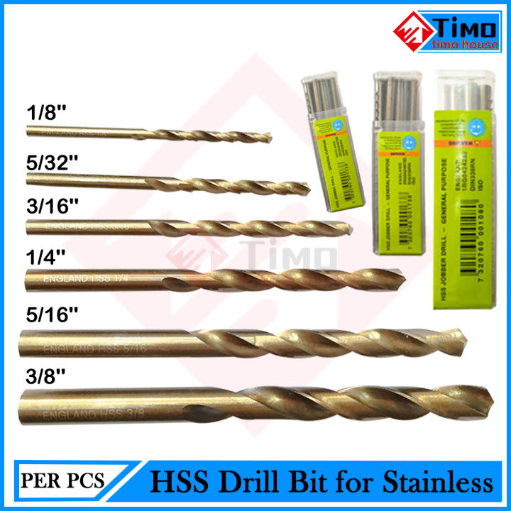 thumbnail image 2 of Cobalt HSS Drill Bits For Stainless Steel & Hard Metals – 1mm To 10mm (Choose Quantity) 2 of 5