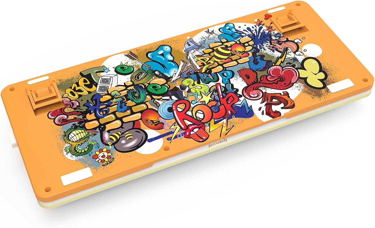 Redragon FLEKACT K708GF-RGB-PRO 3 Modes Gasket Mounted Mechanical Keyboard with Customizable Smart LCD Screen