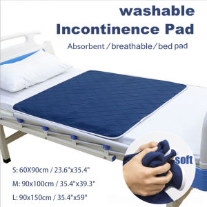 3 Sizes Underpad Washable Absorbent Bed Pad Incontinence Reusable Mattress Protector Adult Waterproof Washable Sheets