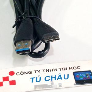 Cáp ổ cứng USB 3.0 ra Micro B dài 1.2m Tháo LK / Cable USB 3.0 AM to Micro BM / Màu Trắng hoặc Đen)