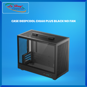 Vỏ Máy Tính - Case DEEPCOOL CH160 PLUS BLACK (No Fan) - Hàng Chính Hãng