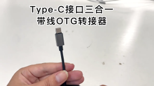 Type C OTG Converters Adapter with Charging Indicator Light Support Efficient Data Transmission for Phones and Computer