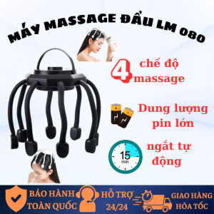 Máy Massage Đầu DAITASHI LM-080 Thư Giãn Giảm Căng Thẳng 4 Chế Độ Massage Chuyên Nghiệp Pin 48 Giờ