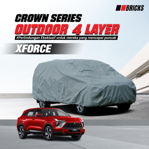 4 Layer Cover XFORCE Sarung Mobil Super Outdoor Anti UV & Waterproof  BRICKS
