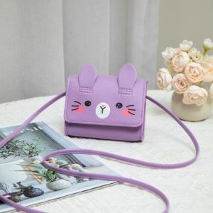 LITUILI Portable Childrens Mini Handbags Adorable Mini Size Kids Coin Purse Fashion Sweet Easter Rabbit Crossbody Bag Girls