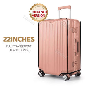 Luggage Cover Waterproof PVC Black Trim/ Fully Transparent Suitcase Protective Case