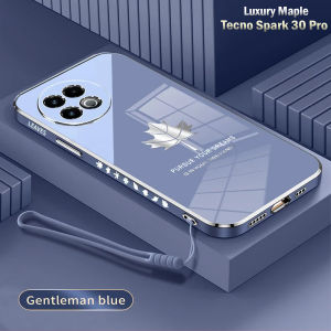 Case Tecno Spark 30 Pro Softcase Mapel Plating Pelindung Back Cover