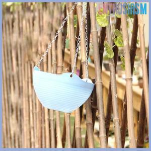 【Enthusiasm】🌟🌟【Hot Sale】🎈 Hanging Orchid Pot With Chain Pp Plastic Hanging Basket Flowerpot Hanging Wall Mounted Green Pot With Succulent Pot