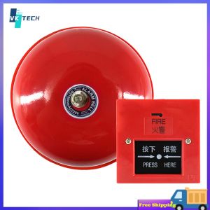 [ VKTECH ] Fire Warning Siren for Emergency Fire Alarm Metal Fire Control Device Suitable for Residential and Commercial Use