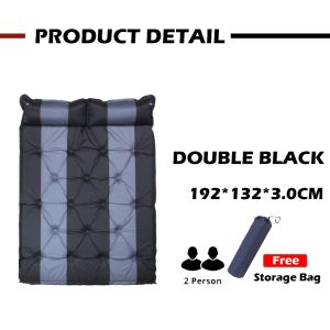 Outdoor Inflatable Bed Automatic Inflatable Portable Waterproof and Moisture Resistant Color blocking Bed Air Mattresses