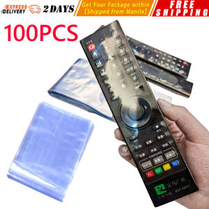100pcs/pack Transparent Heat Shrink Film TV/ Air Condition Remote Control Cover for Xiaomi for Samsung Universal Protective Bag TV-RC-Shrink-Film