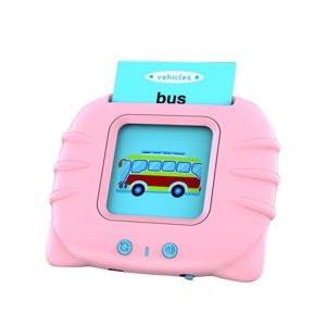 2-10 Early Education Bilingual Device / Alat Bantu Pengenalan Kosakata Bahasa Inggris Flash Card Reader Mainan Flash Card Bersuara
