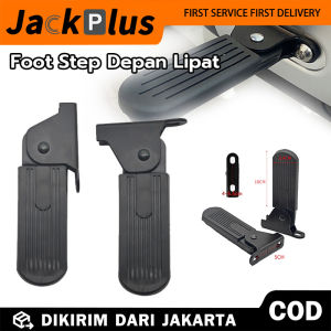 2Pcs Foot Step Depan Lipat / Pijakan Kaki Depan Sepeda Listrik/Pijakan Kaki Depan Sepeda Listrik All Type Dengan Lubang Antar Baud 5 Cm