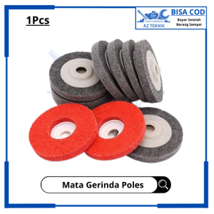 Mata Gerinda Poles 4inch Mata Pemoles Berbahan nilon Pemoles Besinmarble kayu stainless steel Woven