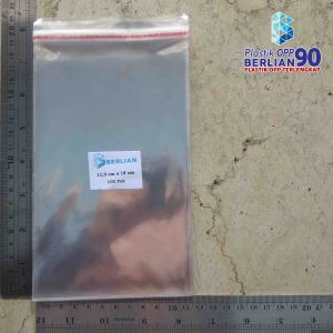 115 x 18 cm Plastik Opp 18 micron ( Tipis ) isi 100 lembar untuk Pengemasan Makanan Aksesoris dan Barang Kecil