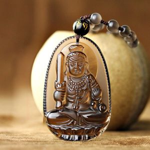 Dây chuyền vòng đeo cổ phật Bất Động Minh Vương -Bản mệnh cho tuổi Dậu-Tặng kèm theo dây